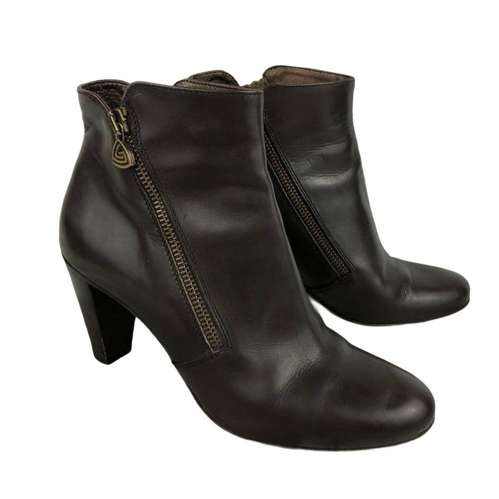 AGL ATTILIO GIUSTI LEOMBRUNI Leather Ankle Boots